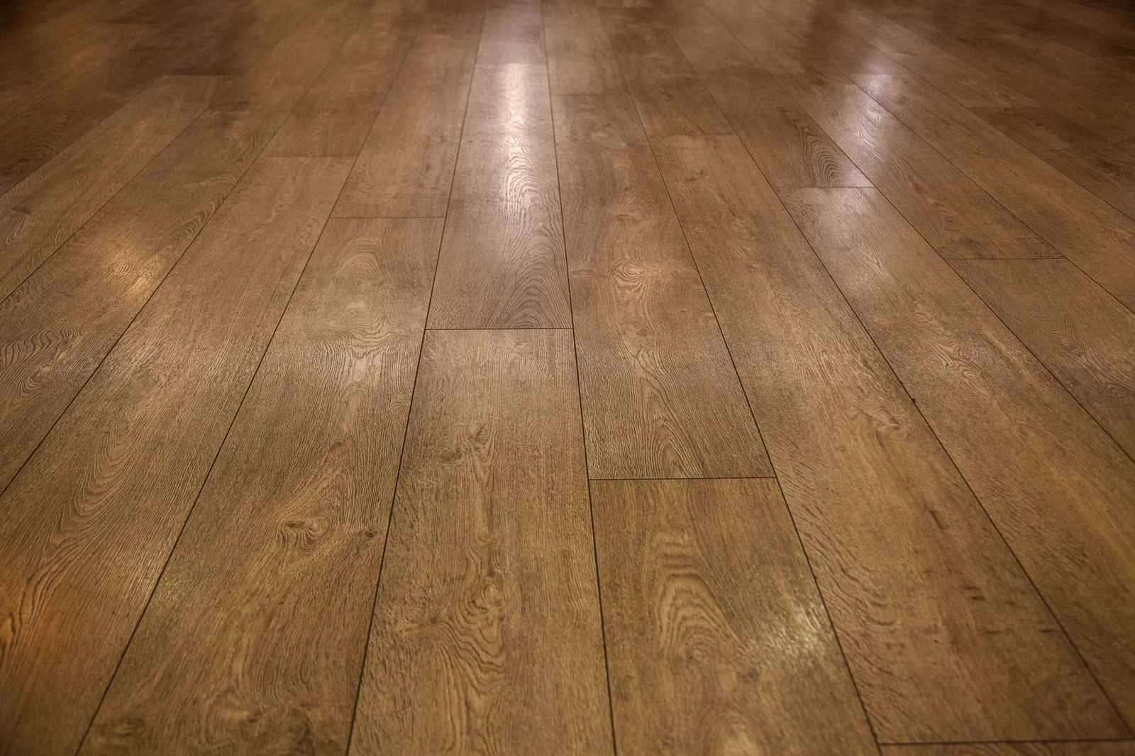 Close-up of hardwood flooring boards